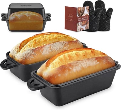 Gietijzeren broodpan 22,5 x 12,5 cm - Perfect voor zelfgebakken brood