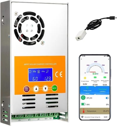 MPPT Laadregelaar - Zonne Energie Controller - Accu Laden - 60A 160V Max - 215x115x50 mm