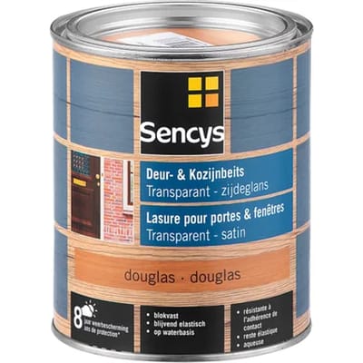 Sencys Beits Ramen En Deuren Semi-transparant Zijdeglans Douglas 0,75l