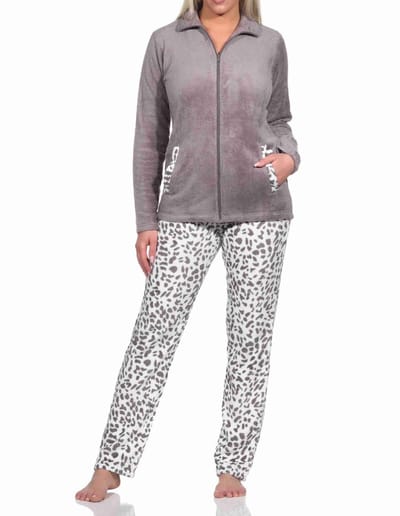 Dames Animal Look Coral Fleece Homewear Huiskleding