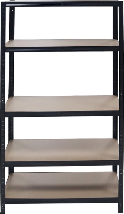 Mannsberger opbergrek - Stellingkast - rek met 5 schappen - interieur - 875kg draagkracht - 175kg per plank - opruimen