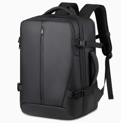 Dutchers® Premium Vacuum Rugzak - Met Slot - 40L! - Handbagage - Geen Pomp Nodig - Cabinebaggage - 45x30x30cm - Vacpack Rugzak - Handbagagegeschikt formaat - Travel - Backpack - Reistas - Past in Bagagevak of onder Vliegtuigstoel - Waterafstotend