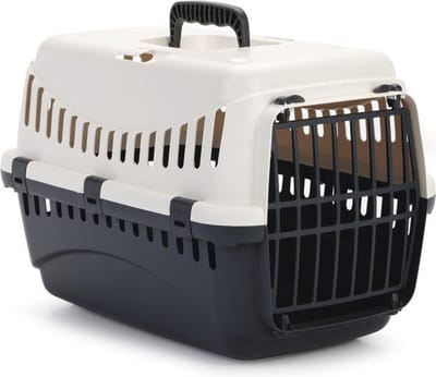 Beeztees Gypsy Reismand Kat - Klein huisdier - Afneembare bovenkant - Creme/Antraciet - 46x31x32 cm