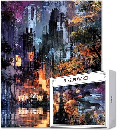 Puzzel 4000 Stukjes - Legpuzzel Volwassenen - Ontspanning en Decoratie - Hoge Resolutie Poster - 141x87cm - Abstract