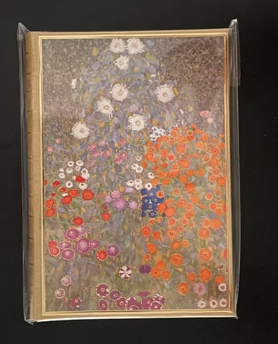 Hardcover Notitieboek 'Bloementuin' Gustav Klimt