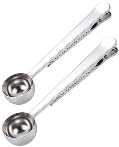Dailygoods - CHENGZI Roestvrijstalen multifunctionele maatlepel afdichtingsclip