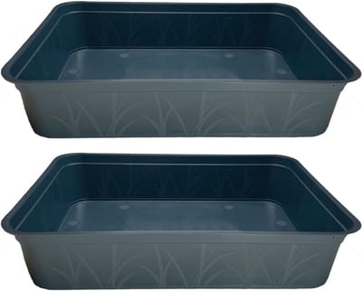 ZMR® Vijverbak - Vijver - Waterschaal - Zwart - 28cm x 38cm x 8cm