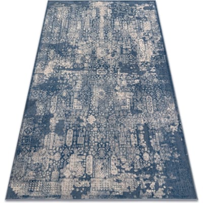 Kleden Rugsx Wollen tapijt NAIN Ornament vintage 7591/51644 bla 80x150 cm