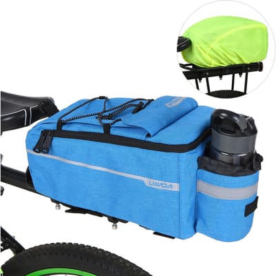 Lixada Geïsoleerde Kofferbak Koeltas met Regenhoes Waterdichte Fietsen Fiets Achterdrager Opberg Bagage Tas Reflecterende MTB Fiets Fietstas