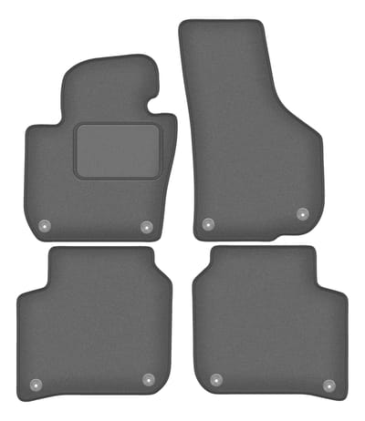 Grafiet automatten voor: Skoda Superb II sedan, stationwagen (2008-2015)