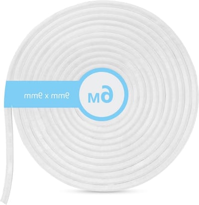 Draught Excluder voor Deuren en Ramen, Zelfklevende Borstelafdichting 6mm x 9mm, Energiezuinig en Geluiddempend, Wit
