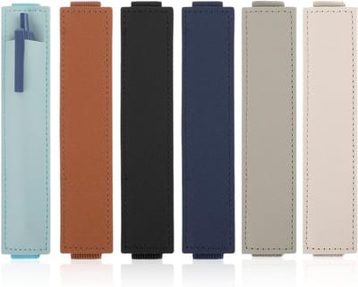 Set van 6 Penhouders met Elastische Band - Herbruikbare Pennenlussen voor Notitieboeken, Agenda's en Kladblokken