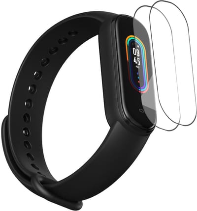 Geschikt voor Amazfit Band 5 Screenprotector - Beschermglas Geschikt voor Amazfit 5 - 2 Stuks