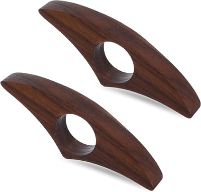 2 Stuks Walnoten Boeksteunen van Hout, Boekensteun voor Lezers, Natuurlijke Boekenhouders, Perfecte Cadeaus voor Boekenliefhebbers en Onderwijzers, Lezen Accessoires