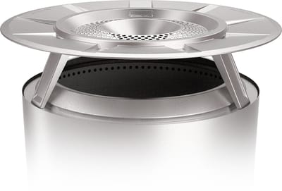 Solo Stove Yukon Warmteverspreider, Met 3 Afneembare Poten, Accessoire voor Yukon Vuurkorf, Vangt Warmte op en Verspreidt Deze, 304 Roestvrij Staal, Hoogte: 25,5 cm, Diameter: 76 cm, 4,5 kg