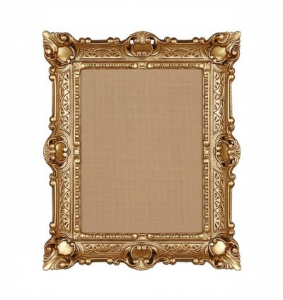 Dailygoods- Fotolijst Antiek Barok Goud - Rechthoekig 56 x 46 cm - Geschikt voor 30 x 40 cm/40 x 30 cm - Majestueuze uitstraling - Ornamenten en versieringen - Lijst