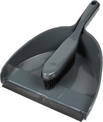 Benson Stoffer rubber en blik - kunststof - grijs - statisch - huisdierharen - Schoonmaakartikelen