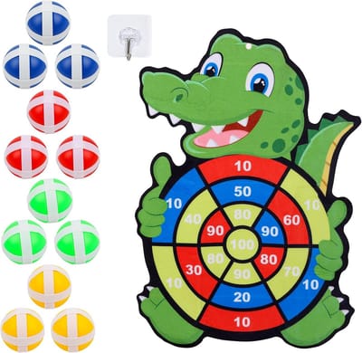 Dartbord met Klittenband en Kleverige Ballen voor Kinderen