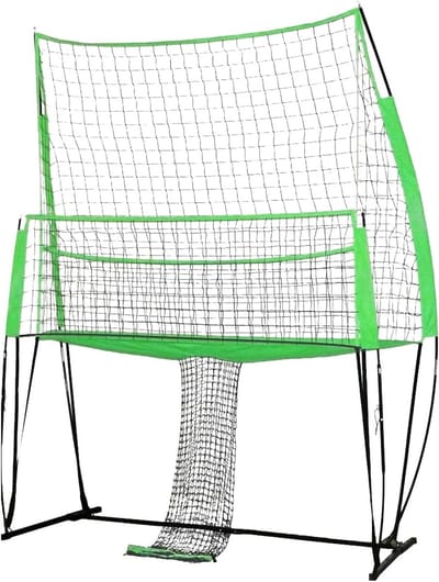 Verstelbaar Volleybalnet voor Training - Ideaal voor Thuis, Gym en School - Hoogte 2.4 m, Perfect voor Techniek en Spelontwikkeling