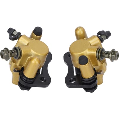 2 stuks Hydraulische Schijfremklauw Vervanging voor 50cc 70cc 90cc 110cc 125cc Chinese ATV 4-wieler Quad Go Kart beige