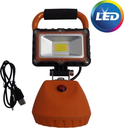 Werklamp LED - 10W - 5V - 1000LM - oplaadbaar - voorzien van handvat en steun