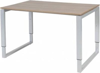 Verstelbaar Bureau - Plus 120x80 Havana Kersen - alu frame