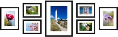SecaDesign Fotolijsten set - Gallery 7 - Zwart