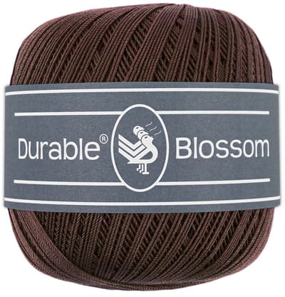 Durable Blossom - 2230 Dark Brown - Verfijnd Gemerceriseerd Katoen Garen