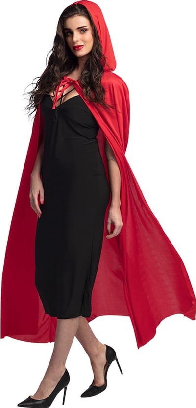 Boland - Cape Dusk rood - Volwassenen - Vampier - Halloween en Horror