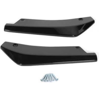 Universele Gemodificeerde Spoiler Glanzend Zwart Achterbumper Beschermhoes Lip Diffuser Splitter Deflector gray