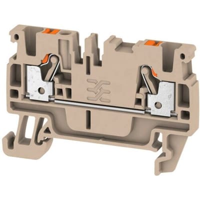 Weidmüller 1521850000 Doorgangsklem 5.1 mm Spanveer Grijs 100 stuk(s)
