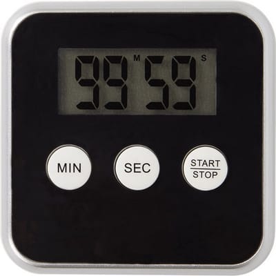 Knaak Digitale Kookwekker - Zwart - Digitaal Display - Magnetisch & Met Standaard - Timerfunctie