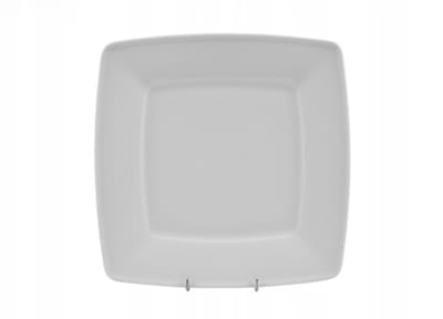 Victoria vierkant bord Porseleinen eetbord 26cm Wit