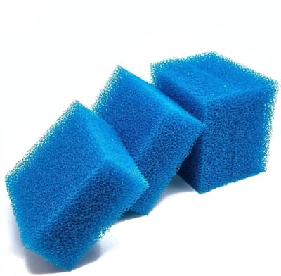 Dailygoods- Filterspons 4 Stuks - Ruwe Filterspons Aquarium - Compatibel met Juwel BioFlow 3.0/M - Uitstekende Filtratie - Efficiënte Waterdoorstroming - Minimaliseert Verstoppingen - Aquariumfilter