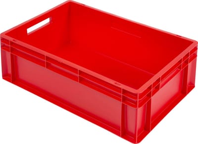 Alpac Stapelbak - Opbergbak - 600 x 400 x 220 mm - 42L - Rood