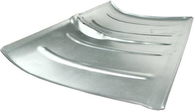 Metaal sneeuwschep zonder steel - 50x31cm