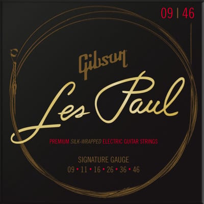 Gibson SEG-LES Les Paul Premium Silk Wrapped Elektrische Gitaarsnaren (9-46)