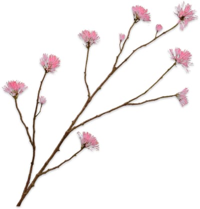 Silk-ka Kunstbloem-Zijde Bloem Bloesem Tak Roze 108 cm