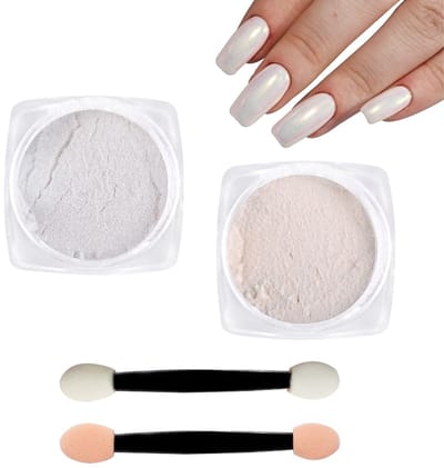 Dailygoods- Nagelpoeder Aurora Kleur - Parel-Chroom - Nagel Decoratie - Manicure - Doe-Het-Zelf - 1 g/pc - Nageldecoratie