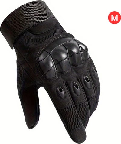 Bovista Airsoft Handschoenen - Tactical - Tactical Gloves - Leger - Tactical Handschoenen Hardknuckle - Paintball - Militaire - Zwart M