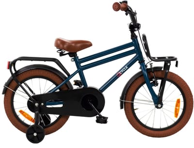 2Cycle Cargo kinderfiets 16 inch (4 tot 6 jaar) voor jongens blauw