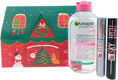 Garnier & Maybelline Kerst Cadeauset – 3-delig – Micellair Water + 2x Mascara – Cadeau voor haar