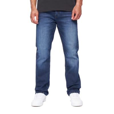 Duck and Cover Rechte Jeans Heren (Donkere wasbeurt)