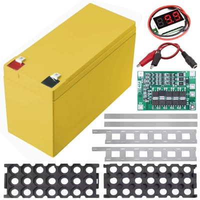 18650 Li-Ion Batterij-opslagbox - Doe-het-zelf Batterij-case met Batterijbeschermingsbord en Oplaadkabel