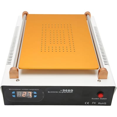 LCD Scherm Scheidingsmachine 14 Inch Ingebouwde 968D Dubbele Pomp 800W Scherm Scheider Machine voor US Plug orange