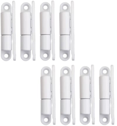 SOTECH 8 deurscharnieren opschroefscharnier 15 x 83 mm Scharnier renovatie scharnier voor opschroefbare binnendeuren (wit staal)