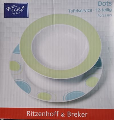 Ritzenhoff & Breker Dots eetservies 12 delig porselein