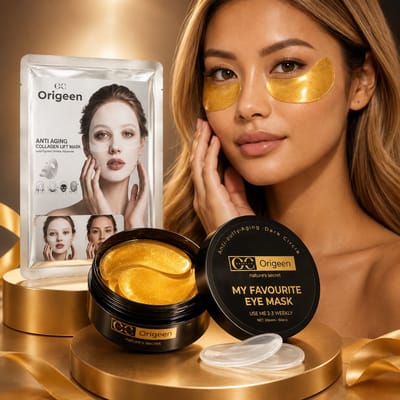 Oogmasker gelpad voor wallen, donkere kringen en rimpels met gratis Bio Collageen anti aging lift Gezichtsmasker – Tegen Wallen, Donkere Kringen & Rimpels - Vollere en gelifte gezicht contour