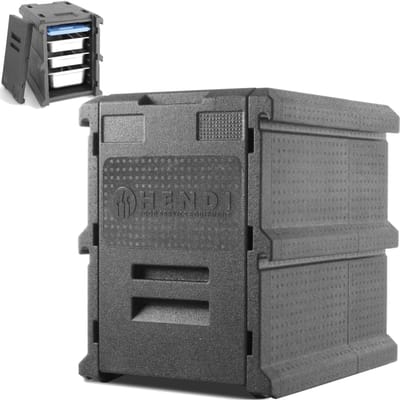 HENDI Thermo catering box – GN 1/1 – 100L – lichtgewicht en duurzaam – 635x465x660 mm
