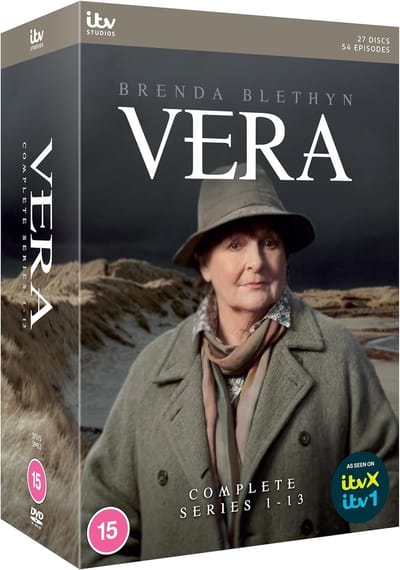 Vera Seizoenen 1 t/m 13 - DVD - IMPORT Geen Nederlandse Ondertiteling.